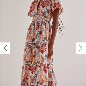 Anthropologie Floral Maxi Dress - Multicolor